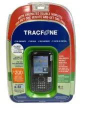 NEW TracFone LG500G Cell Phone Black with Full Qwerty Keyboard Factory Sealed