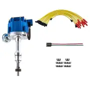 MAS Performance HEI Ignition Distributor w/Cap & Rotor and Spark plug Wire se...