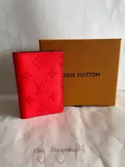Louis Vuitton TAIGARAMA FIERY RED 2022 Pocket Organiser Wallet NEW AUTHENTIC LV