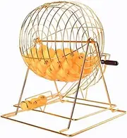 ZCBYBT Bingo Cage Game Set Manual Lottery Machine Ball Number Selector Lucky Big Turntable, for Large Group Games,150 Number Balls