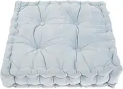 Meditation Cushion,Floor Pillows,Floor Pillows for Sitting,Large Floor Pillow,Outdoor Floor Cushion,Meditation Floor Pillow for Yoga Living Room Sitting (Light Blue)