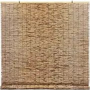 Bamboo Roll Up Window Blind, Outdoor Shades, Waterproof/Breathable, Internal/External Installation for Indoor/Outdoor/Patio/Balcony/Decoration (Color: B, Size: W60xH163cm/24x64in)
