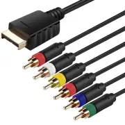 PlayStation 1/2/3 (PS1/PS2/PS3) Ypbpr Component + RCA Compsite Video Cable （2...