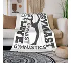 Love Gymnastics Throw Blanket Warm Ultra-Soft Micro Fleece Blanket 4 Bed Living