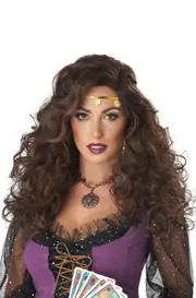 Mystified Fortune Teller Adult Wig