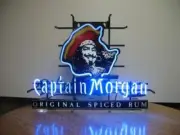 17"x14" Captain Morgan Spiced Rum Neon Sign Lamp Light Visual Bar Club Pub MM