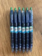 Pilot BEGREEN B2P( BOTTLE 2 PEN )Rollerball 0.7mm Gel Pens,GREEN(PKT 6)BRAND NEW