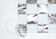 CANVAS GRIP 20' X 20' Silver & White Checkerboard - Overhead