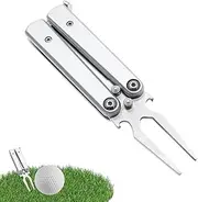 Huayeex Golf Tool, Divot Repair Tool Portable, Multifunctional Portable Green Maintenance Device for Adults Garden, Small Beer Bottle Opener