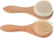 Vaguelly 2pcs Head Scrubber Dual Sided Hair Washing Brush for Gentle Scalp Shampoo Brush for Sensitive Skin and Newborns