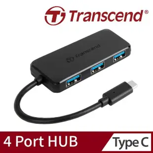 【Transcend 創見】極速Type C HUB 4埠集線器(TS-HUB2C)