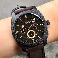 在飛比找Yahoo!奇摩拍賣優惠-現貨 可自取 FOSSIL FS4656 手錶 42mm 棕