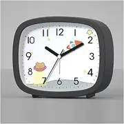 Alarm Clock Bedroom Small Alarm Clock for Children with Super Large Alarm Cute and Simple Bedroom Bedside Alarm Clock Mute Operation Simple for Students Table Clock Bedside Clock (Color : C) Aqiong