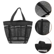 Shower Toiletry Organizer Beach Backpack Sandproof Net Bag Sand Toys