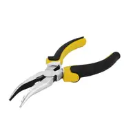 Bent Snip Needle Nose Pliers Wire Cutter Jewelry Making - 6in