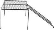 VINTORKY 1Set Rutin Chicken Jumping Table with Hollow Out Design Stable Mesh Platform and Climbing Ladder for Rutin Chickens and Birds for Pet Cages