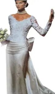 Ruched Off Shoulder Bellville Sassoon Wedding Dress Vogue 2799 Sewing Pattern