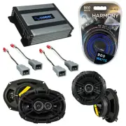 Fits Plymouth Voyager 1984-1995 Speaker Upgrade Kicker DSC5 DSC693 HA-A400.4 Amp
