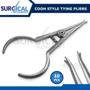 10 Pcs Orthodontics Coon Style Ligature Tying Pliers 6.5" Dental German Grade
