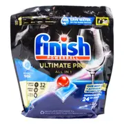 32pc Finish Powerball Ultimate Pro All-In-1 Dishwasher Tabs Baking Soda