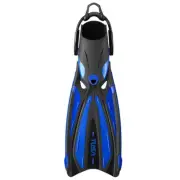 Tusa Solla Fin with Bungee Strap, Cobalt Blue, Medium