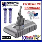 9500mAh Battery For Dyson V8 SV10 Absolute Animal Fluffy SONY Battery & Filter