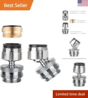 Quick & Easy Versatile Swivel Aerator Adapter - Easy Install - Chrome Finish