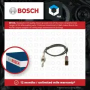 Exhaust Temperature Sensor fits VW CRAFTER 2E, 2F 2.5D After DPF 06 to 13 Bosch