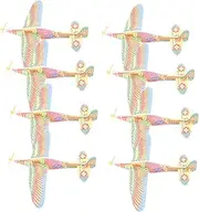 CIYODO 20 pcs Foam Airplane Easy Throw Glider Planes for Outdoor Fun Safe Smooth Surface for Hours of Play Present for Birthdays and Festivals