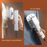 White Mini USB Handheld Steamer & Iron – Portable Travel Garment Steamer
