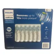 6-Pack Philips Sonicare DiamondClean Smart C3 Premium White Brush Head