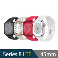 在飛比找momo購物網優惠-【Apple】Apple Watch S8 LTE版 45m