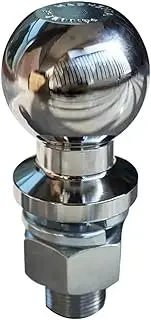 Camper Accessories Trailer Hitch Ball Durable Bumpers Replacement Coupling Tow Ball Chromes Stainless Steel Trailer Hitch Ball for Haulings Trailer Hitch Lock