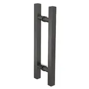 CRL SLP6X60RB Square Ladder Pull 6" Back-to-Back Oil Rubbed Bronze