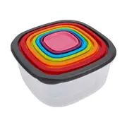 7 Piece Square Food Storage Containers