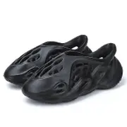 Trendy & Comfy Foam Slides For Kids Adult - Lightweight, Quick-drying & Non Slip Clogs For Outdoor Fun! Black 44-45