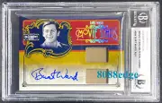 2008 CELEBRITY CUTS DUAL SWATCH AUTO: BURT WARD #1/1 AUTOGRAPH ROBIN/BATMAN BAS