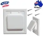 Dual Door Dryer Vent Cover with Screws Dual Door Dryer Vent Guard Safe for Dryer