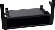 Rynplex Car Radio Refitting Fascia Trim Side with Storage Pocket Dash Installation Mounting Frame Kit Brackets, for Toyota Auto Radio Mounting Frame