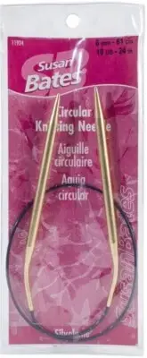Susan Bates 24” Circular Knitting Needles Size 10 US