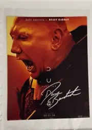 Dave Bautista Signed 8 X 10 Photo With COA - Dune 2