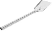 KOCKSHION Shovel Fireplace Practical Spade Charcoal Scoop Metal Dust Pan Silver Iron
