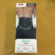 MCDAVID SPORT ADULT LOWER BACK PAIN RELIEF LIGHTWEIGHT BACK SUPPORT, BLACK, S/M