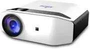 Alliums 1080P Projector with Wi-Fi & Bluetooth, This Portable Projector Support