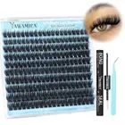 Eyelash Extension Kit Fluffier Lash Clusters 60D Volume Individual Lashes 10-16M