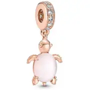 New Summer Silver Plated Series Turtle Charm Beads Bracelet Necklace Gift G