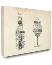 Stupell His And Hers Wine And Beer Kitchen