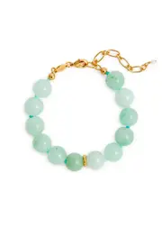 Anni LU Seafoam Beaded Bracelet - Light Blue ONE SIZE