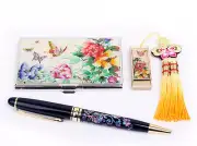 MOP 8GB Swivel Flash Drive Memory Stick Ballpoint Gift Business Card Holder Set