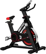 [Everfit] Exercise Bike Spin Bikes Trainer Stationary Flywheel Training Machine Home Gym Workout Cycling Lifespan Fitness with Phone Holder Adjustable Seat LCD-Display Monitor